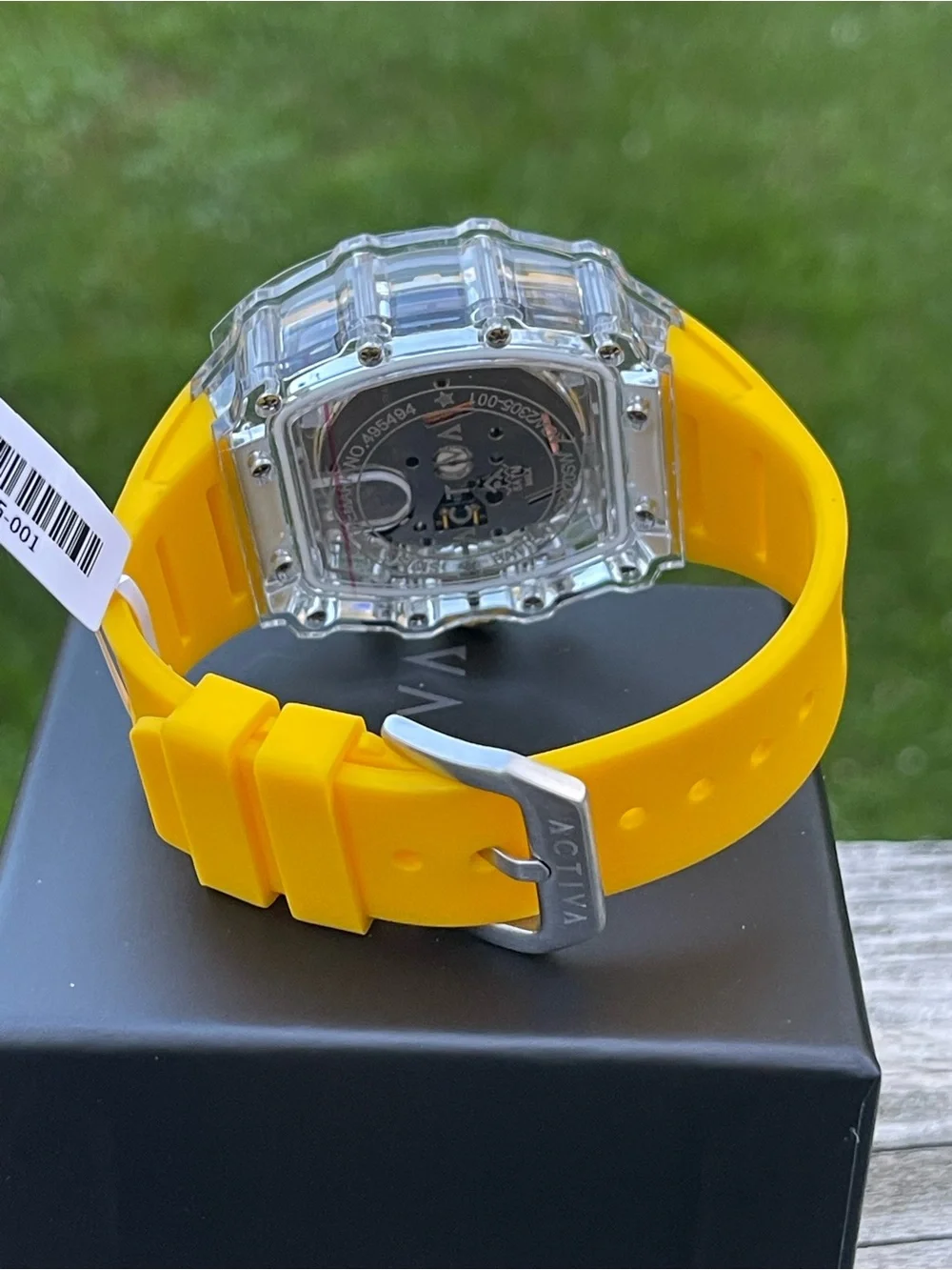 Activa Fury X Invicta Men's Watch w/Skeleton Dial - 44.3mm, Yellow (ACW2305-001)